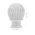 thumbnail image 3 of Miangastore 2pcs Curtain Rod Honeycomb Head Chic Curtain Accessory Curtain Pole Decorative End, 3 of 8