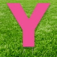 thumbnail image 1 of Advanced Graphics 3381 20 x 15 in. Letter Y Yard Sign, Pink, 1 of 1