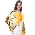 thumbnail image 4 of Honeybee Elegant Chiffon Silk Scarf - Lightweight & Translucent 180x73cm Women's Wrap, 4 of 6
