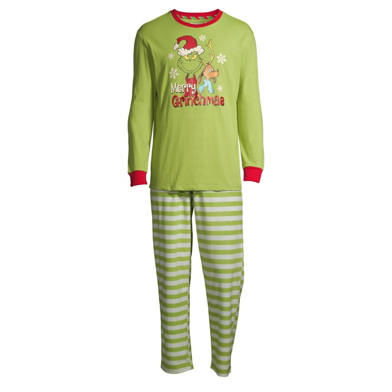 CHMORA Christmas Pajamas Set Grinch Christmas Pajamas Set Soft