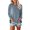 Blue, variant on Autumn/Winter Round Neck Pocket Split Long Sleeve Casual Loose Top T Shirt for Woman Workout Shirts Loose Fashion Womens T Shirt Spandex T Shirt Women Women S Tops Short Sleeve Compression