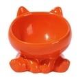thumbnail image 2 of Ceramic Cat Bowl under $5! Yrmaups Ceramic Cat Food Bowl, Large Capacity Raised Feeder with Whisker Friendly Design, Elevated Pet Dish for Neck Protection, 2 of 6
