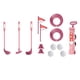 thumbnail image 3 of Juego de golf para niños con palos de golf, bandera, tees y juguete para campo de golf. Rosado, 3 of 8