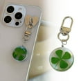 thumbnail image 2 of Distinctive Four Leaf Clovers Pendant Key Charm for Individualistic Adornment, 2 of 12