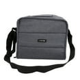 thumbnail image 2 of Bolsa de almacenamiento organizador de diseños de compartimentos práctico gris para guardar respiradores y accesorios para viajes ANGGREK Otros, 2 of 8