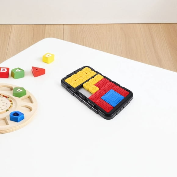 LABSERRON Hands-On Puzzle Game Sliding Puzzle Toy Black Plastic 1Pack For Families