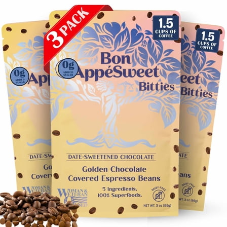 Bon AppéSweet Golden Chocolate Covered Espresso Bitties