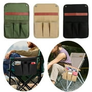 CAWBING Chair Armrest Organizer Couch Caddy Over Arm Chair Organizer for Recliner Storage Pouch with 4 Pockets for TV Remote Control, Magazine, Phones, Books, iPad, Gadgets