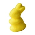 thumbnail image 2 of TUTUnaumb Flocked Bunny Moss Easter Bunny Spring Decor Furry Covered Rabbits Figurines Statue Garden Artificial Animal Moss Sculpture for Table Home Kitchen Shelf Decor & Gift Giving 3.15Inch-Yellow, 2 of 6