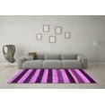 thumbnail image 3 of Ahgly Company Indoor Round Abstract Purple Modern Area Rugs, 7' Round, 3 of 4