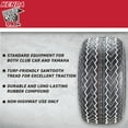 thumbnail image 3 of Kenda Hole-N-1 K389 18x8.5-8 Golf Cart Tire & Black Wheel with Keychain - 2-Pack, 3 of 9