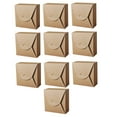 thumbnail image 4 of BRIGHTFUFU 10Pcs Square Container Kraft Paper for Event Planning and Giving, 4 of 6