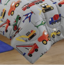 Mainstays Kids Transportation Bed in a Bag Coordinating Bedding Set