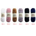 thumbnail image 3 of Maoww 4pcs Velvet Yarn Ball Crochet Knitting DIY Roving Scarf Shoes Doll Blanket Thickness Warm Thread, 3 of 9