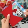 thumbnail image 4 of Pack of 12 Christmas Greeting Cards (1 Design, 12 Cards) - Llama Front Teeth, 4 of 6