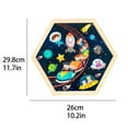 thumbnail image 4 of Children Wooden Puzzle 50 Pieces Educational Cartoon Puzzle Game Kids Toys, 4 of 4