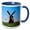 Blue/White, variant on 3drose, Netherlands, North Holland, Zaanse Schans, Windmills - Eu20 Mgl0059 - Miva Stock, 11oz Two-tone Black Mug