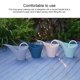 thumbnail image 3 of Billuyoard Regadera Sala de estar Dormitorio Patio Flor Planta Cubo de aspersión Plástico PP Estilo simple Equipo de jardinería Jardín y Patio Gris-plata, 3 of 6