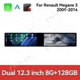 thumbnail image 2 of ZWNAV Dual 12.3 inch Screen Car Radio For Renault Megane 3 2009-2014 Android GPS Navigation Multimedia Video Player Stereo Receiver Head Unit, 2 of 14