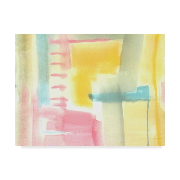 Trademark Fine Art 'Pastel Luxe I' Canvas Art by Jennifer Goldberger