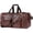 Coffee, variant on Large Capacity Men Travel Handbags Retro PU Leather Travel Luggage Pack Outdoor Shoulder Travel Bag Duffle Bag