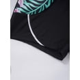 thumbnail image 6 of iEFiEL Girls 2Pcs Swimsuit Long Sleeve Cartoon Print Top with Elastic Shorts Set Swimwear, 6 of 7