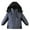 Gray, variant on Cethrio Boys Winter Coats, Windproof Hooded Zip up Thermal Jackets with Pockets Orange Size 5-6 T