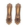 thumbnail image 3 of Manijas para puertas corredizas de granero de aleación de aluminio y bronce, paquete de 2 con tornillos, para puertas y portones, 3 of 8