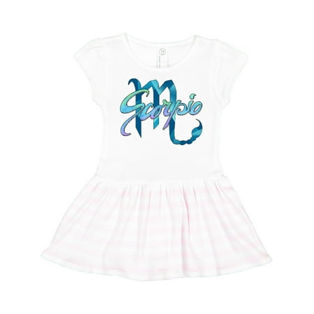 

Inktastic Scorpio zodiac sign Gift Toddler Girl Dress