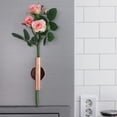 thumbnail image 2 of 2 piezas de tubo de flores en para colgar en , florero de metal, decoración artística de hierro, 4 pulgadas Soledad Floreros colgantes de pared, 2 of 9