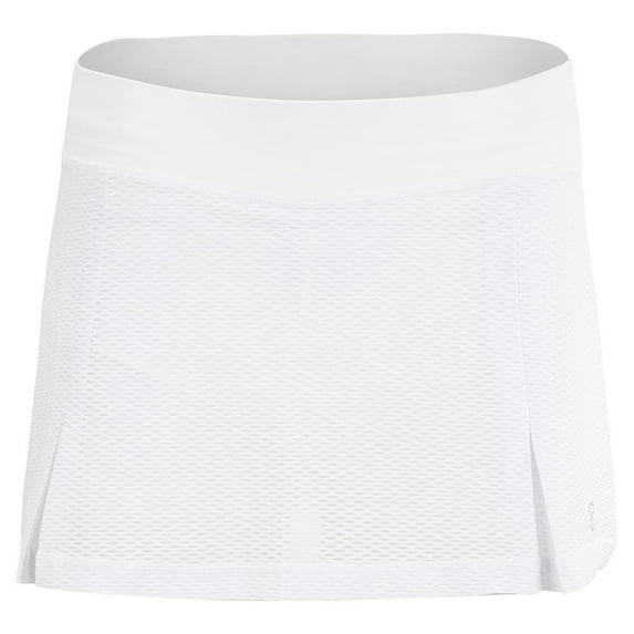 Sofibella Women`s Air Flow 14 Inch Tennis Skort White ( SMALL White )