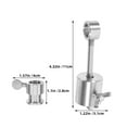 thumbnail image 2 of TABLZONE 2Pcs Grill Spit Rod Balance Counter Weight in Stainless Steel for Outdoor Barbecue Use, 2 of 8