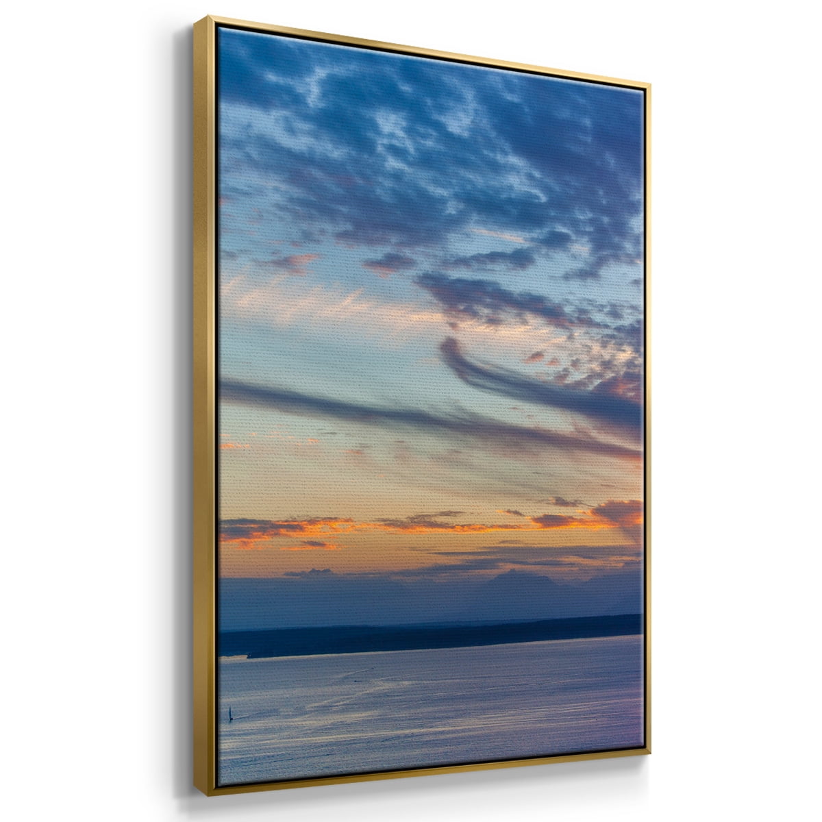 Cloud Variations Framed Premium Gallery Wrapped Canvas - Ready to Hang