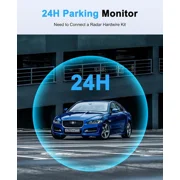 Dash Cam - 4K - 4 Channel - 360° Front Rear Inside DashCam, FHD 1080P Car Camera 128GB