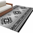 thumbnail image 2 of Area Rug 48×72in, Aztec Retro Ethnic Style Floor Carpet Living Room Rug, Boho Country Farmhouse Non-Slip Welcome Mat Indoor Rugs for Bedroom Dining Room, 2 of 9