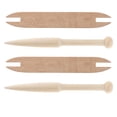 thumbnail image 3 of Palos de lanzadera de madera para tejer perfecl 4 Piezas Accesorio de bricolaje, 3 of 8