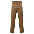 thumbnail image 2 of Gyexs Mens Dress Pants Straight Fit Baggy Casual Lightweight Pants Comfortable Lightweight Cargo Work Hiking Pants Men's Fashion Coffee, Szie S, 2 of 4