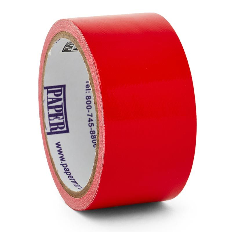 1 7/8" X 10 Yards Red Colored Duct Tape by Paper Mart