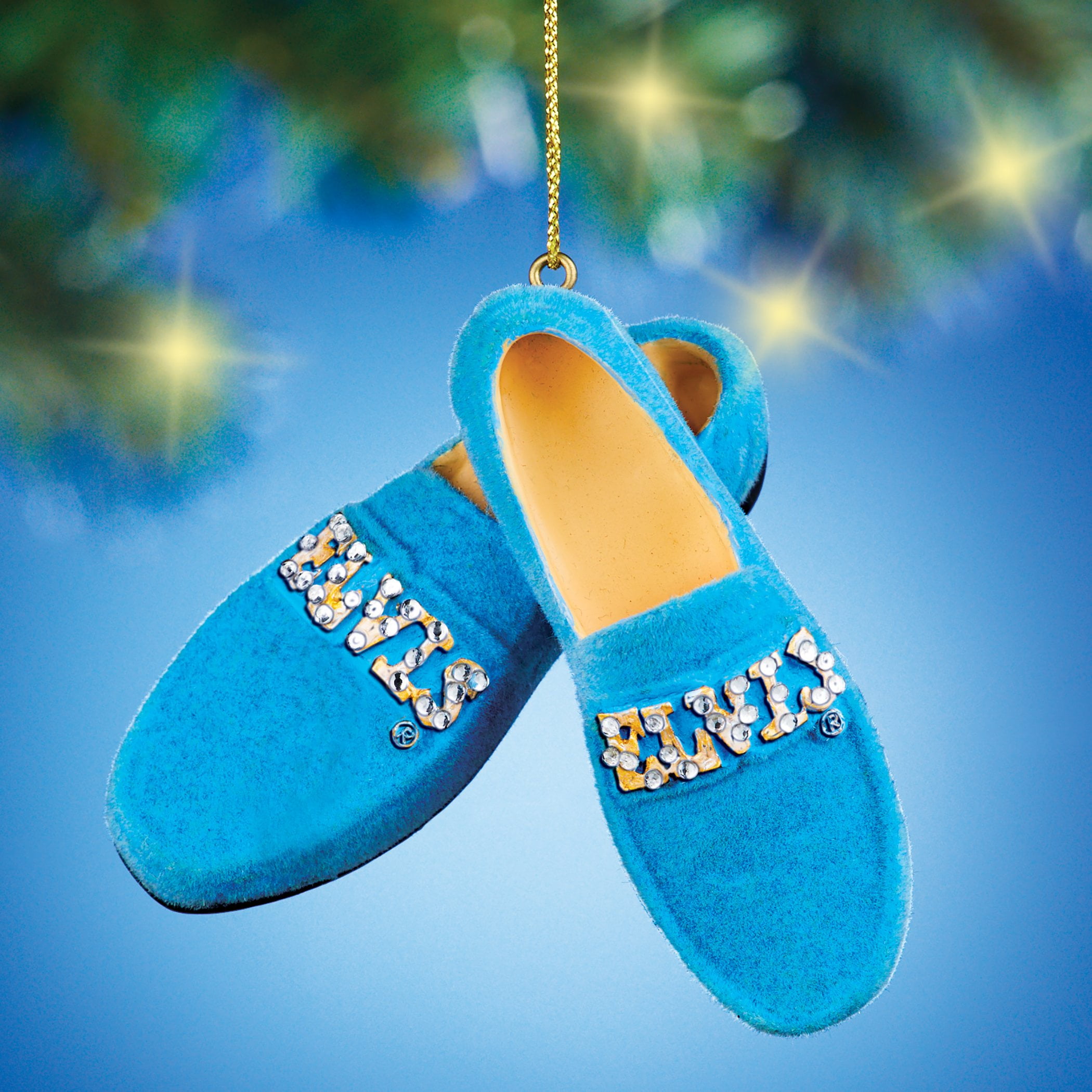 Blue sway shop shoes elvis presley