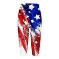thumbnail image 5 of YDLCAFD Capris For Women 4Th Of July Flag Independence Day Print Pants Bottom Drawstring Joggers, 5 of 5