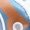 White Orange, variant on Men'S Breathable Mesh Running Shoes - Featuring a Lightweight Low-Top Design, EVA Cushioning Sole, Vibrant Blue And Orange Color Scheme, And White Laces, Suitable for Fitness, Training