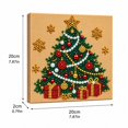 thumbnail image 4 of DIY Christmas 3D Pearl Diamond Painting Art Kit, 3D Diamond Dot Painting Set, Relaxing Handmade Project for Adults, Teens and Kids, Perfect DIY Gift f, 4 of 7