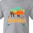 thumbnail image 4 of Inktastic Montana Gift Buffalo Silhouette Youth T-Shirt, 4 of 5