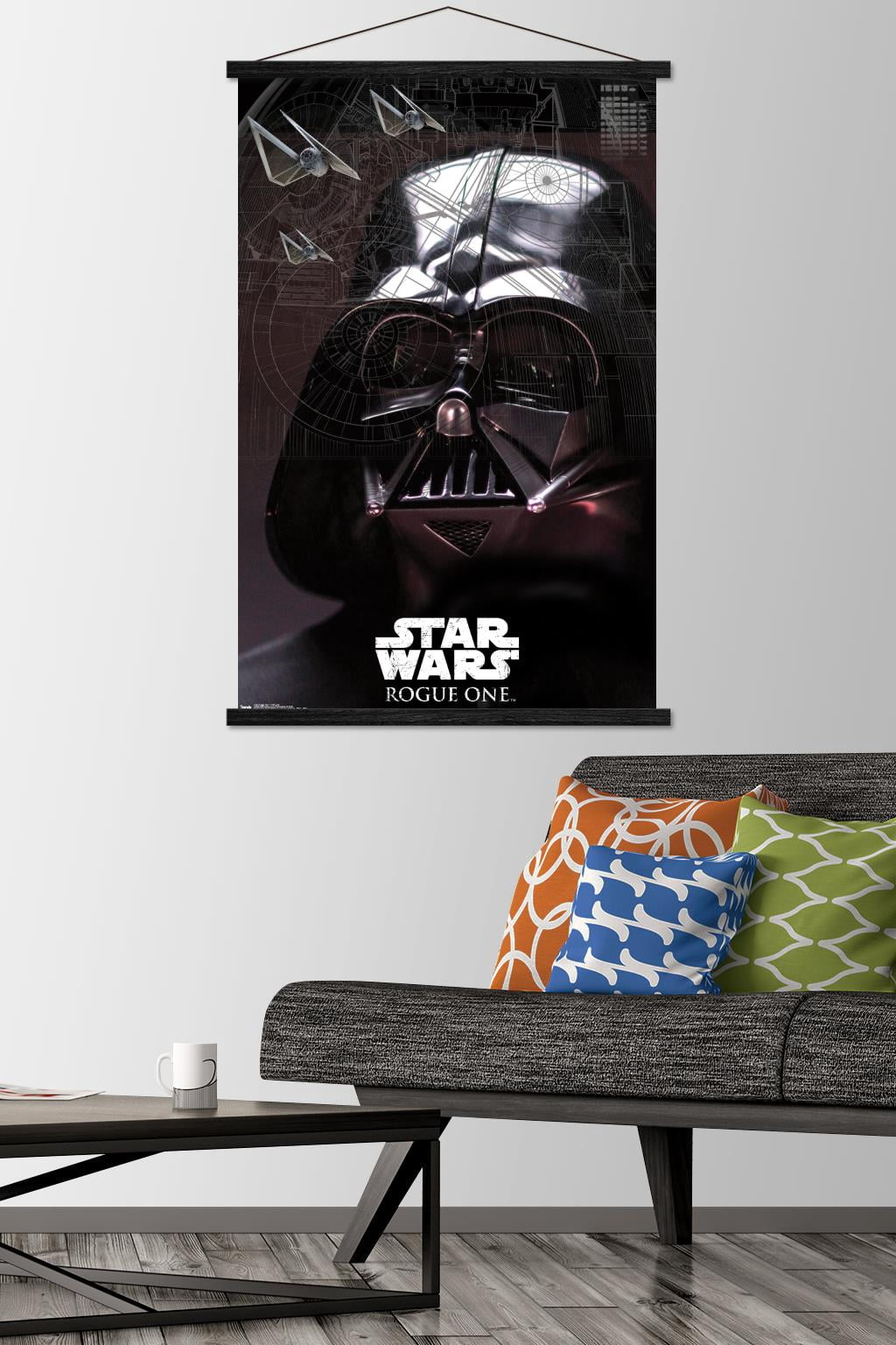 Star Wars: Rogue One - Sith Lord Wall Poster with Wooden Magnetic Frame, 22.375" x 34"