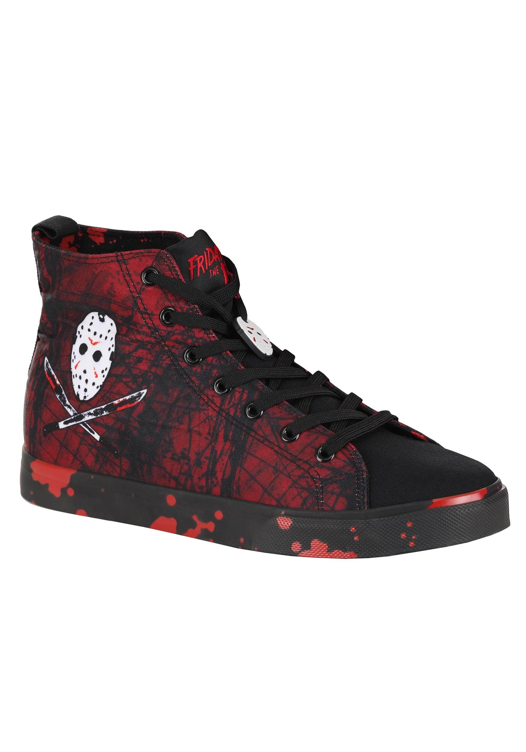 Friday the 13th Jason High Top Adult Sneakers - Walmart.com
