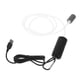 thumbnail image 2 of Aireador de piedra silencioso con disco de burbujas de aire USB pequeño para acuario, pecera, estanque, bomba, manguera de oxígeno hidropónico, color negro, 2 of 7