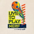 thumbnail image 2 of CafePress - Live To Play Nerf Soccer - Unisex Canvas Tote Bag, Beige, 1-Piece, 2 of 7