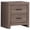 Barrel Oak, variant on Brantford 2-drawer Nightstand Coastal White