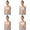 Multi-3 VFDS1 training bras, variant on KEXE Girls Bra Girls Bras 12-14 Years Old Girl Sport Cami Bras Cotton For Teens Girls Training Bras With Adjustable Straps Fixed Pads