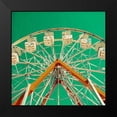 thumbnail image 2 of Peck, Gail 15x15 Black Modern Framed Museum Art Print Titled - Green Ferris Wheel, 2 of 5